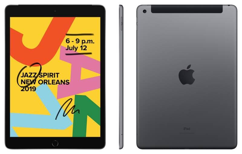 Dotykový tablet Apple iPad 2019 Wi-Fi Cellular 128 GB - Space Gray, Dotykový, tablet, Apple, iPad, 2019, Wi-Fi, Cellular, 128, GB, Space, Gray