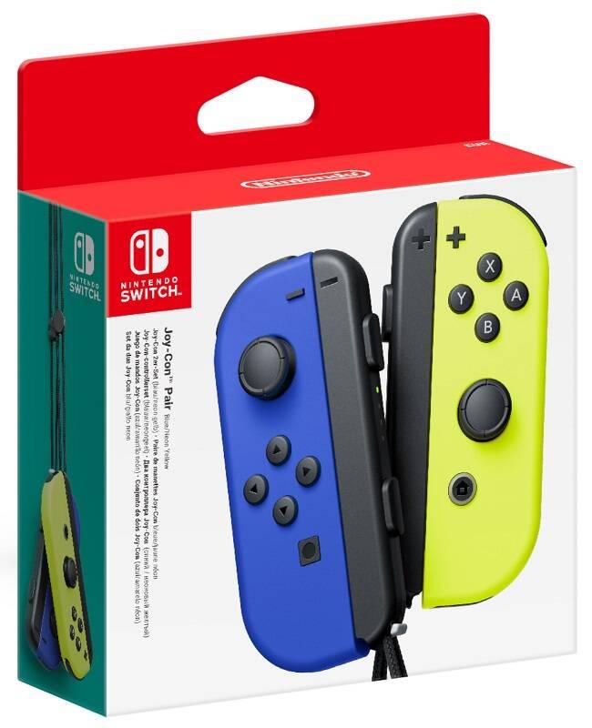 Gamepad Nintendo Joy-Con Pair Blue Neon Yellow