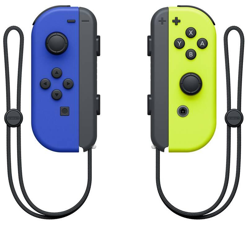 Gamepad Nintendo Joy-Con Pair Blue Neon Yellow