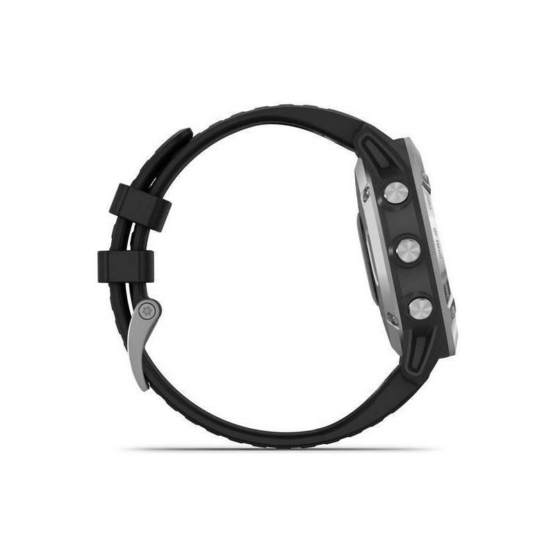GPS hodinky Garmin fenix6 Glass černé stříbrné