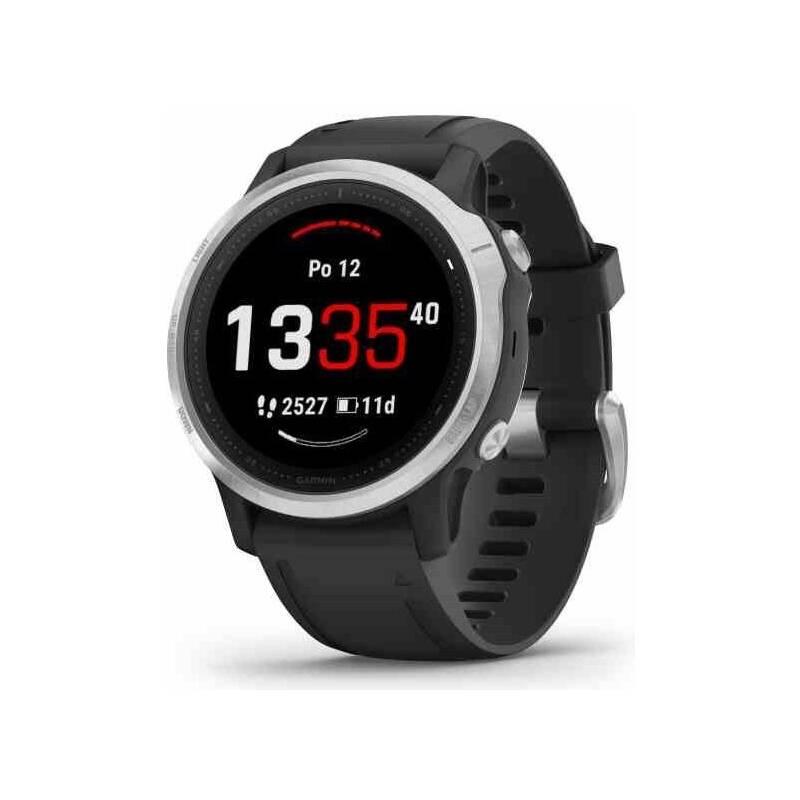 GPS hodinky Garmin fenix6S Glass černé stříbrné
