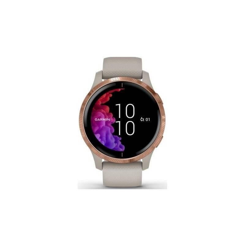 GPS hodinky Garmin Venu RoseGold Sand