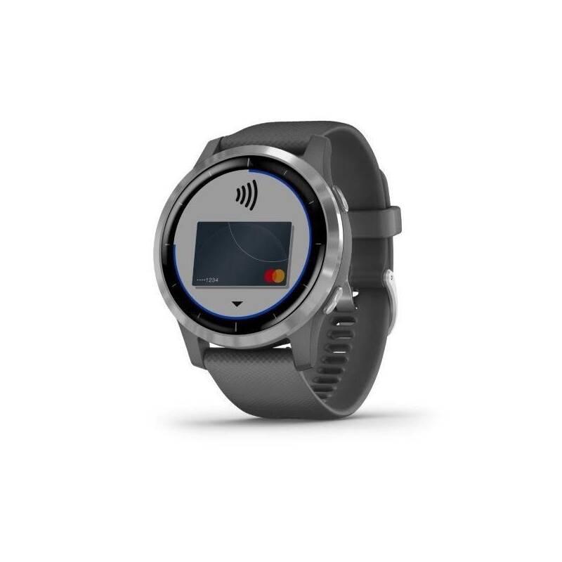 GPS hodinky Garmin vívoactive4 Silver Gray