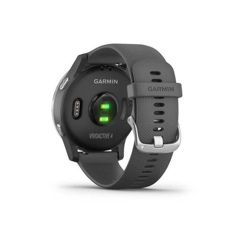 GPS hodinky Garmin vívoactive4 Silver Gray