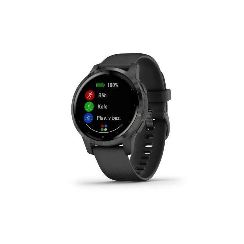 GPS hodinky Garmin vívoactive4S Gray Black