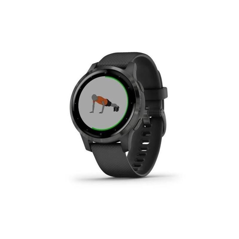 GPS hodinky Garmin vívoactive4S Gray Black
