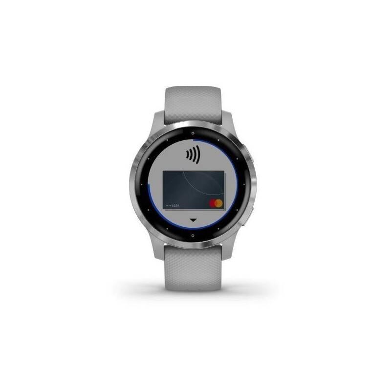GPS hodinky Garmin vívoactive4S Silver Gray