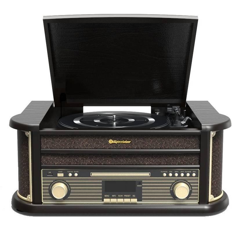 Gramofon Roadstar HIF-1898D BT dřevo