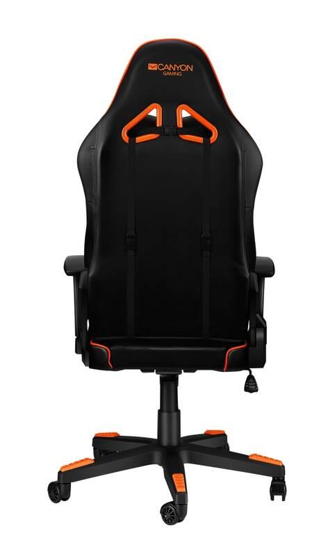 Herní židle Canyon Deimos černá oranžová