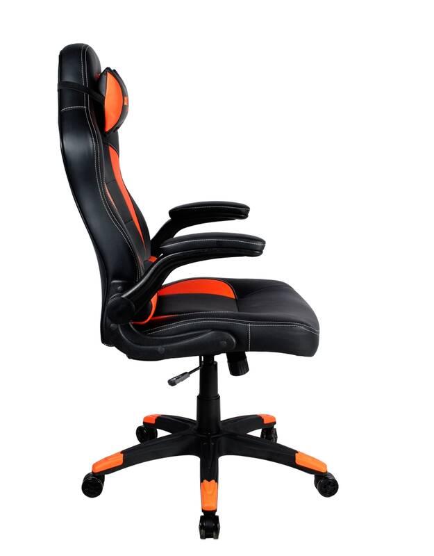 Herní židle Canyon Virgil černá oranžová