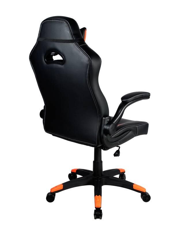 Herní židle Canyon Virgil černá oranžová