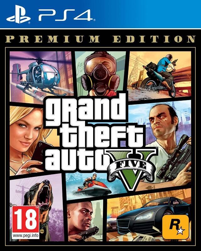 Hra RockStar PlayStation 4 Grand Theft Auto V - Premium Edition, Hra, RockStar, PlayStation, 4, Grand, Theft, Auto, V, Premium, Edition