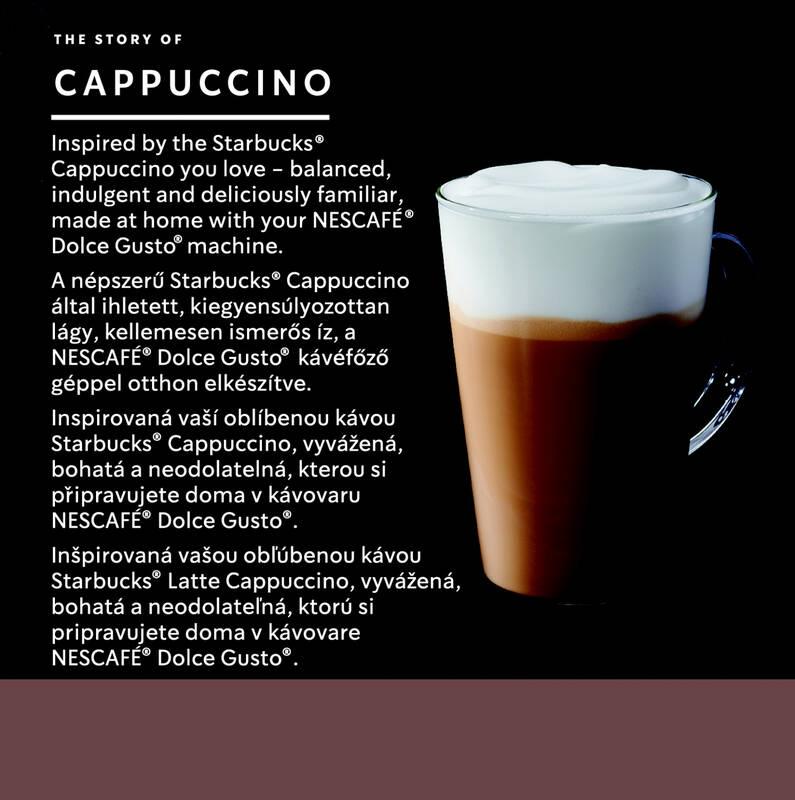 Kapsle pro espressa Starbucks CAPPUCCINO 12Caps