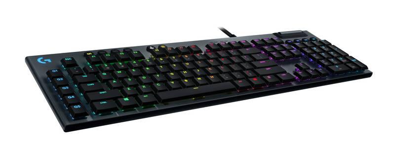 Klávesnice Logitech Gaming G815 Lightsync RGB, Linear, US černá