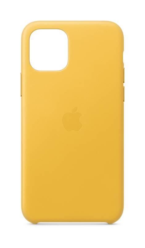 Kryt na mobil Apple Leather Case pro iPhone 11 Pro - hřejivě žlutý