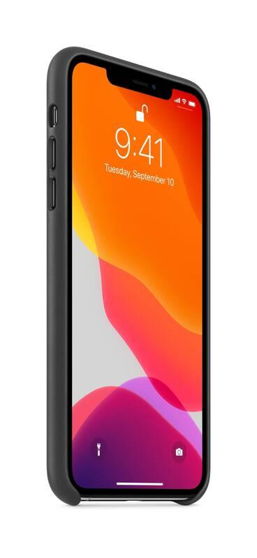 Kryt na mobil Apple Leather Case pro iPhone 11 Pro Max černý
