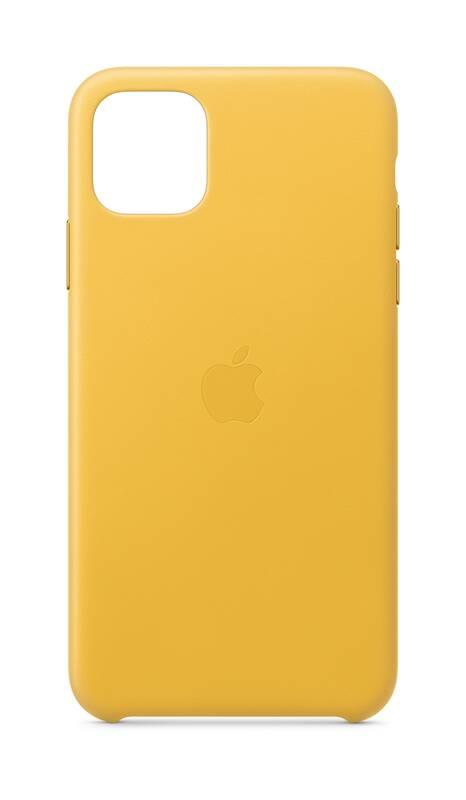 Kryt na mobil Apple Leather Case pro iPhone 11 Pro Max - hřejivě žlutý