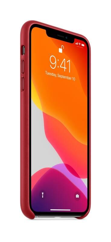 Kryt na mobil Apple Leather Case pro iPhone 11 Pro Max - RED