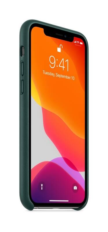 Kryt na mobil Apple Leather Case pro iPhone 11 Pro - piniově zelený