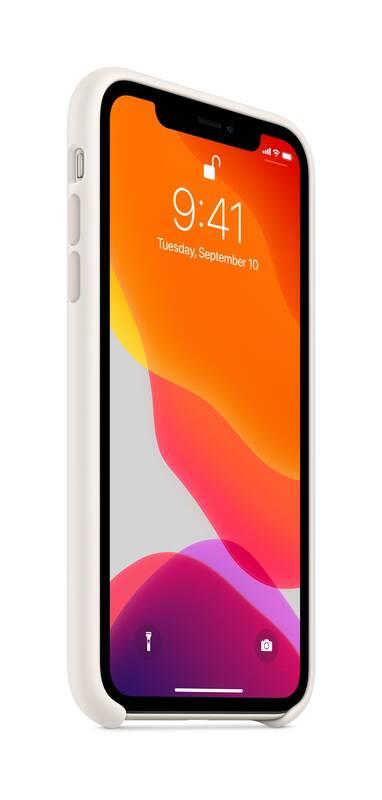 Kryt na mobil Apple Silicone Case pro iPhone 11 bílý