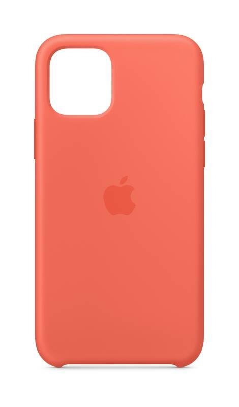 Kryt na mobil Apple Silicone Case pro iPhone 11 Pro - mandarinkový