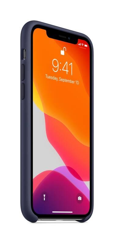 Kryt na mobil Apple Silicone Case pro iPhone 11 Pro - půlnočně modrý