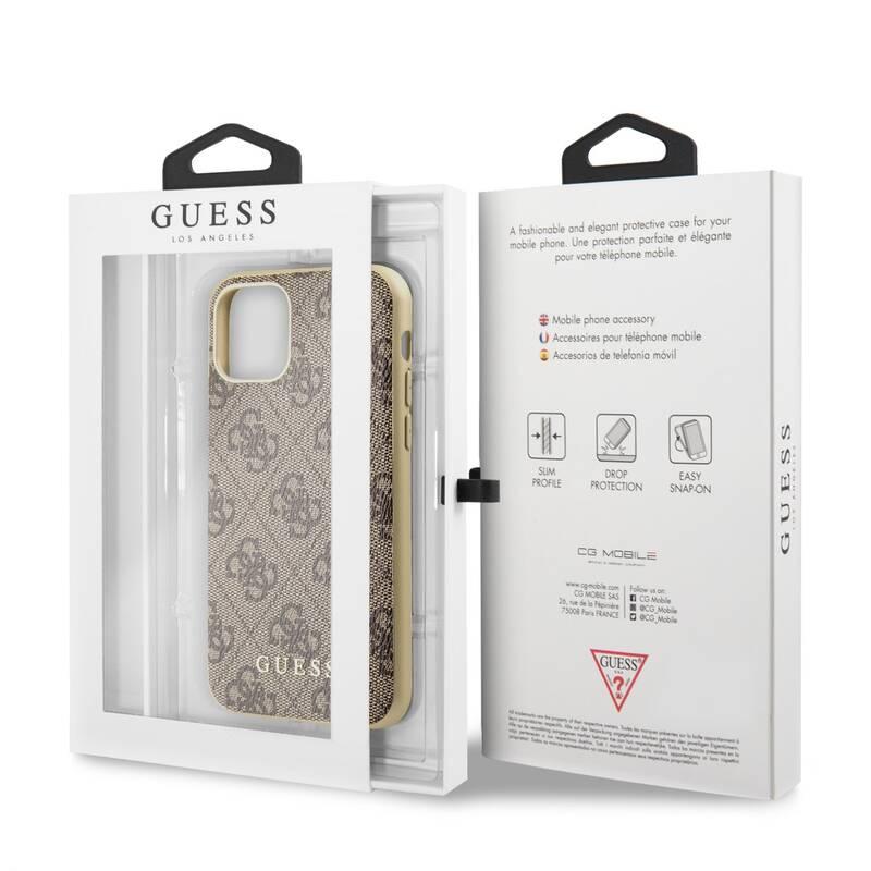 Kryt na mobil Guess 4G pro Apple iPhone 11 Pro Max hnědý