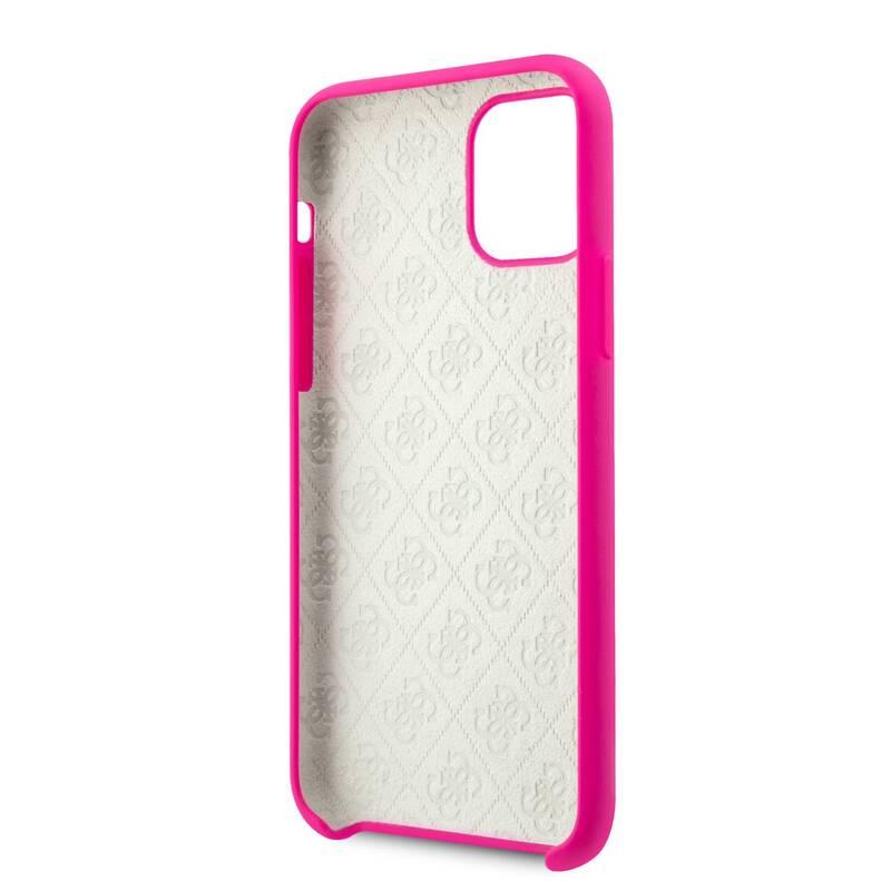 Kryt na mobil Guess 4G Tone on Tone pro Apple iPhone 11 Pro Max růžový