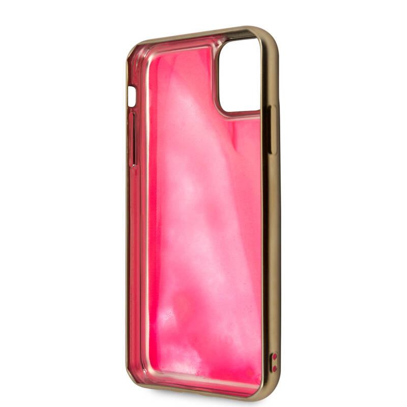 Kryt na mobil Guess Glow In The Dark pro Apple iPhone 11 růžový