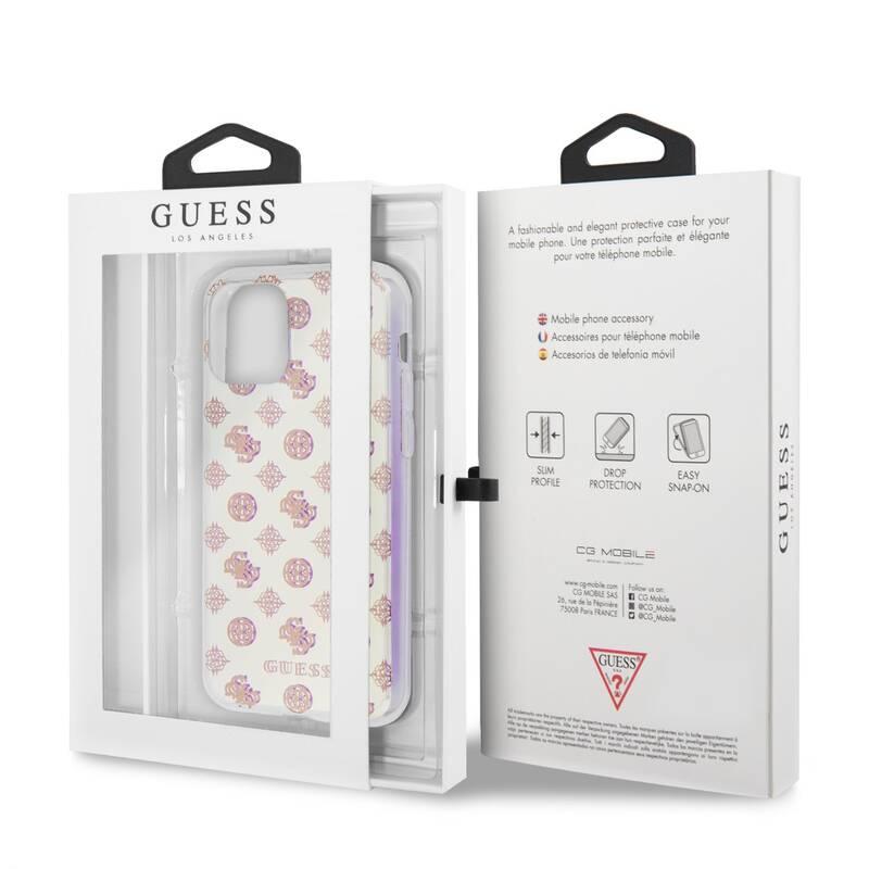 Kryt na mobil Guess Iridescent 4G Peony pro Apple iPhone 11 Pro Max béžový