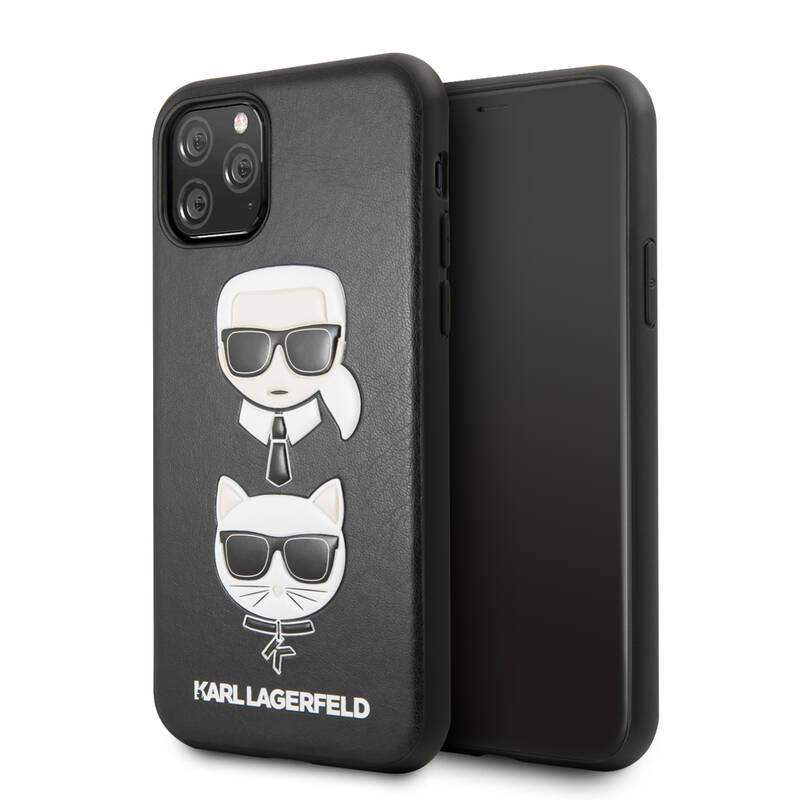 Kryt na mobil Karl Lagerfeld & Choupette pro Apple iPhone 11 černý