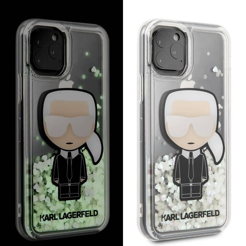 Kryt na mobil Karl Lagerfeld Glitter Iridescente pro Apple iPhone 11
