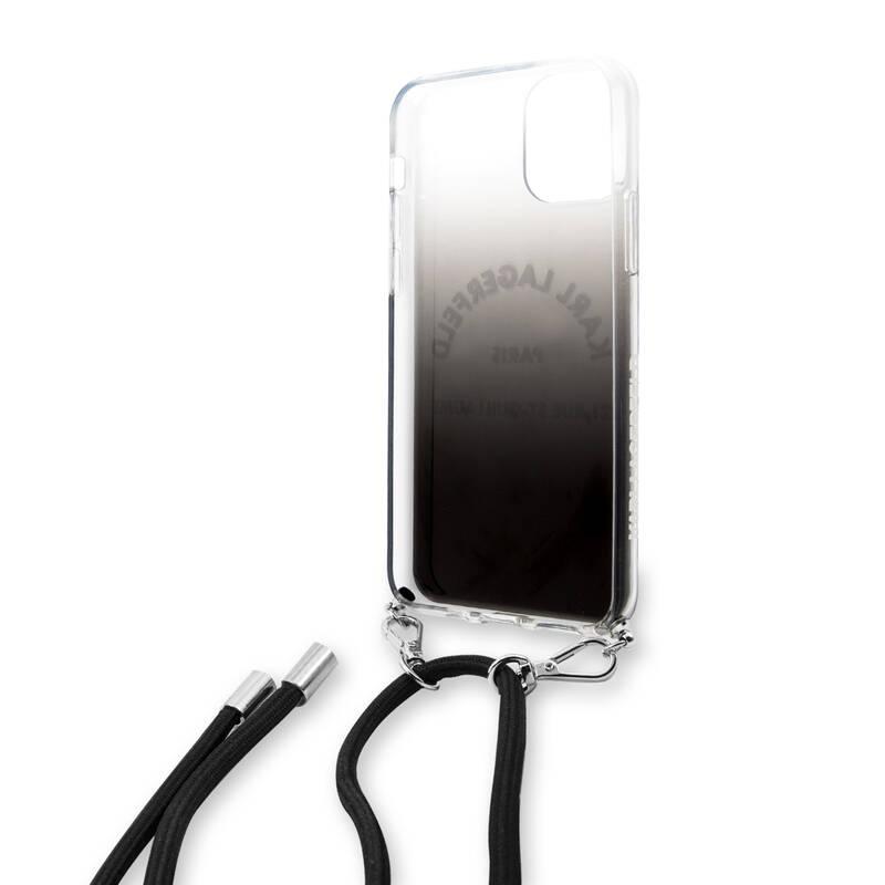 Kryt na mobil Karl Lagerfeld Gradient pro Apple iPhone 11 Pro černý