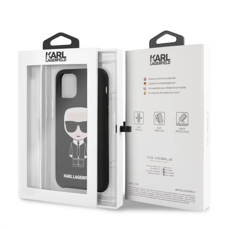Kryt na mobil Karl Lagerfeld Iconic pro Apple iPhone 11 černý