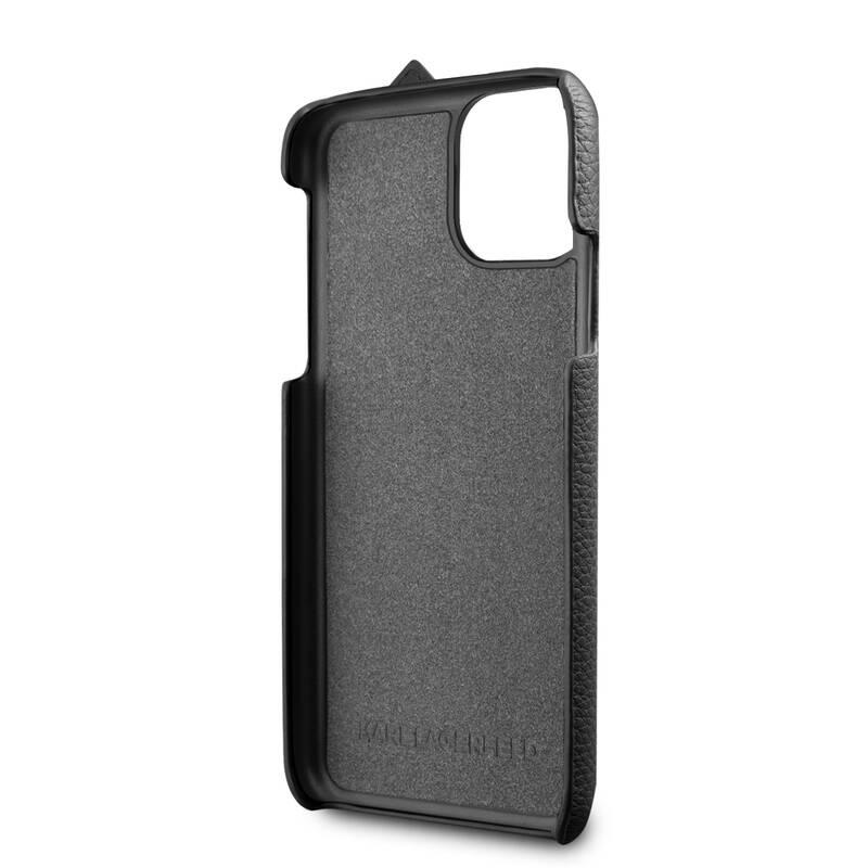 Kryt na mobil Karl Lagerfeld Strap pro Apple iPhone 11 Pro Max černý