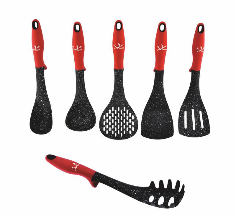 Kuchyňské náčiní JATA AC6 černá červená