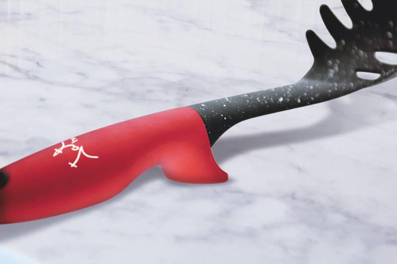 Kuchyňské náčiní JATA AC6 černá červená