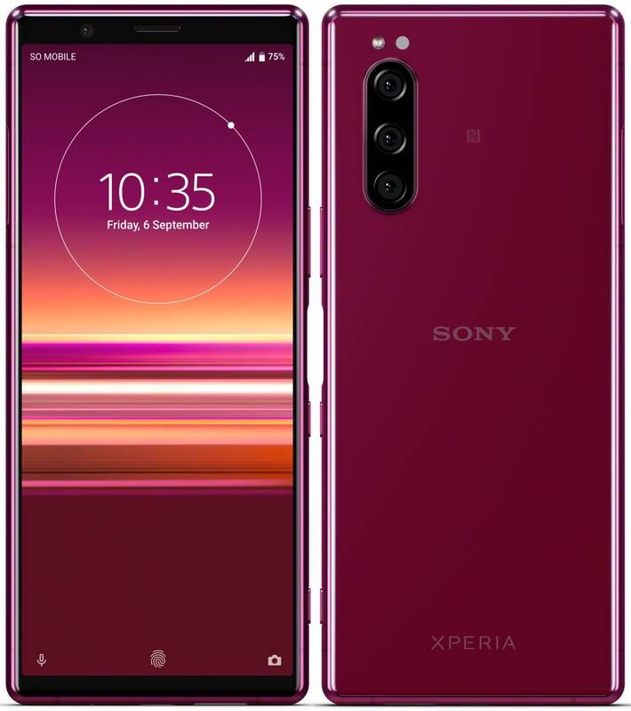 Mobilní telefon Sony Xperia 5 červený