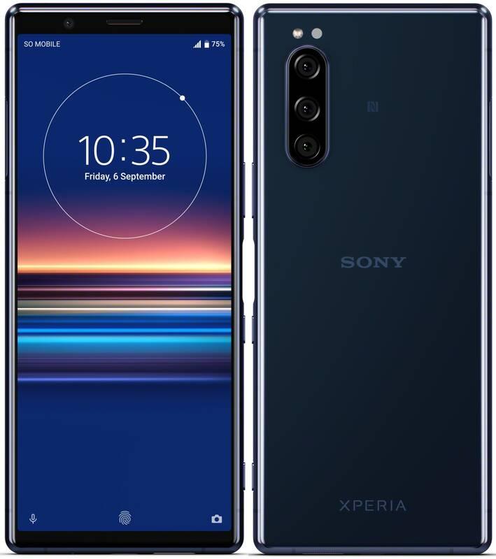 Mobilní telefon Sony Xperia 5 modrý, Mobilní, telefon, Sony, Xperia, 5, modrý