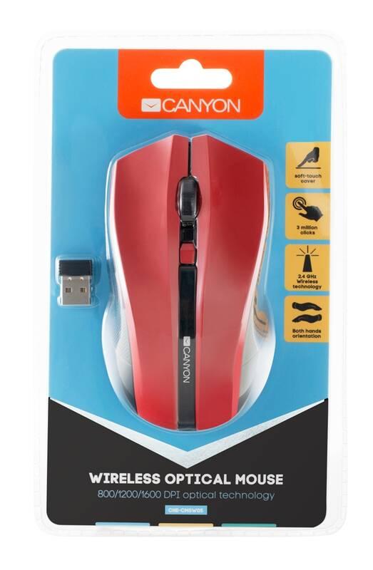 Myš Canyon CMSW05 červená