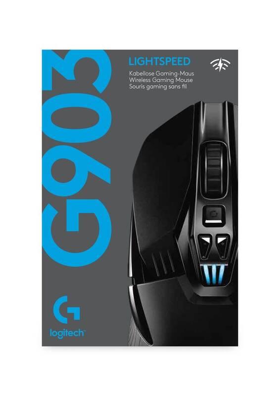 Myš Logitech Gaming G903 Lightspeed Wireless, HERO16K sensor černá