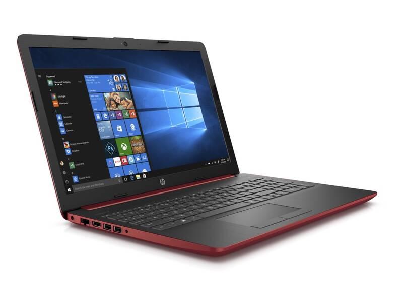 Notebook HP 15-db0601nc červený