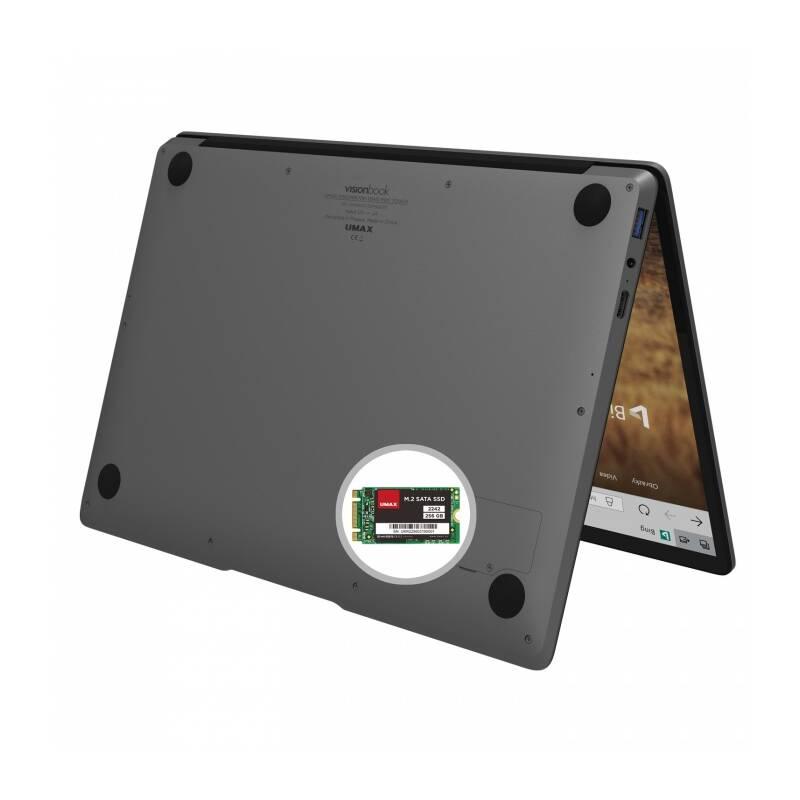 Notebook Umax VisionBook 13Wg Pro Touch šedý