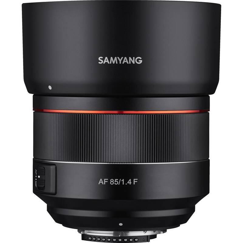Objektiv Samyang AF 85 mm f 1.4 Nikon F černý, Objektiv, Samyang, AF, 85, mm, f, 1.4, Nikon, F, černý
