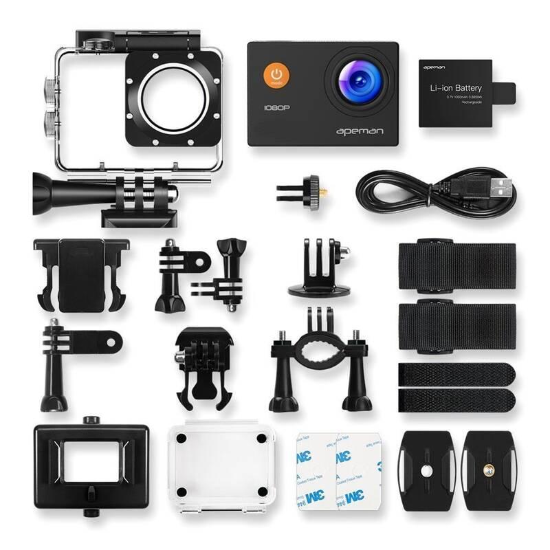 Outdoorová kamera Apeman A66 černá