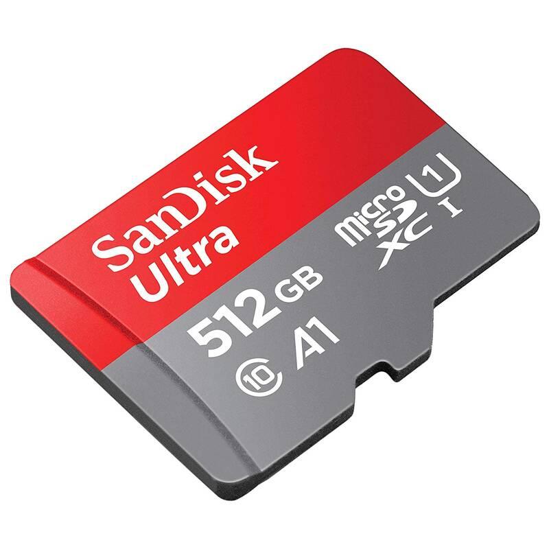 Paměťová karta Sandisk Micro SDXC Ultra 512GB UHS-I U1 adapter, Paměťová, karta, Sandisk, Micro, SDXC, Ultra, 512GB, UHS-I, U1, adapter