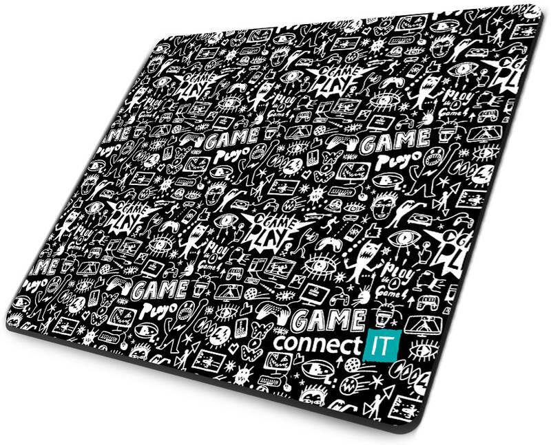 Podložka pod myš Connect IT Doodle M, 45 x 40 cm