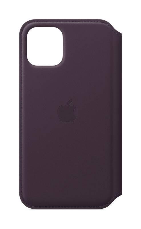Pouzdro na mobil flipové Apple Leather Folio pro iPhone 11 Pro - lilkové