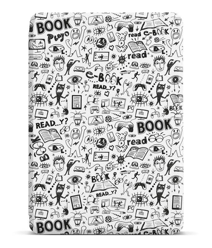 Pouzdro pro čtečku e-knih Connect IT Doodle pro Amazon Kindle Paperwhite 4 bílé