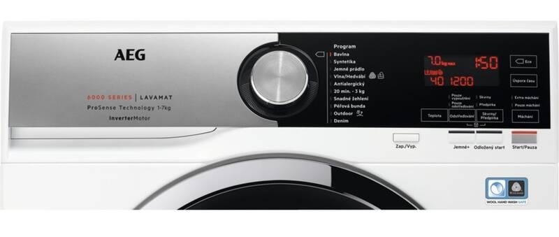 Pračka AEG ProSense™ L6SE27CC bílá